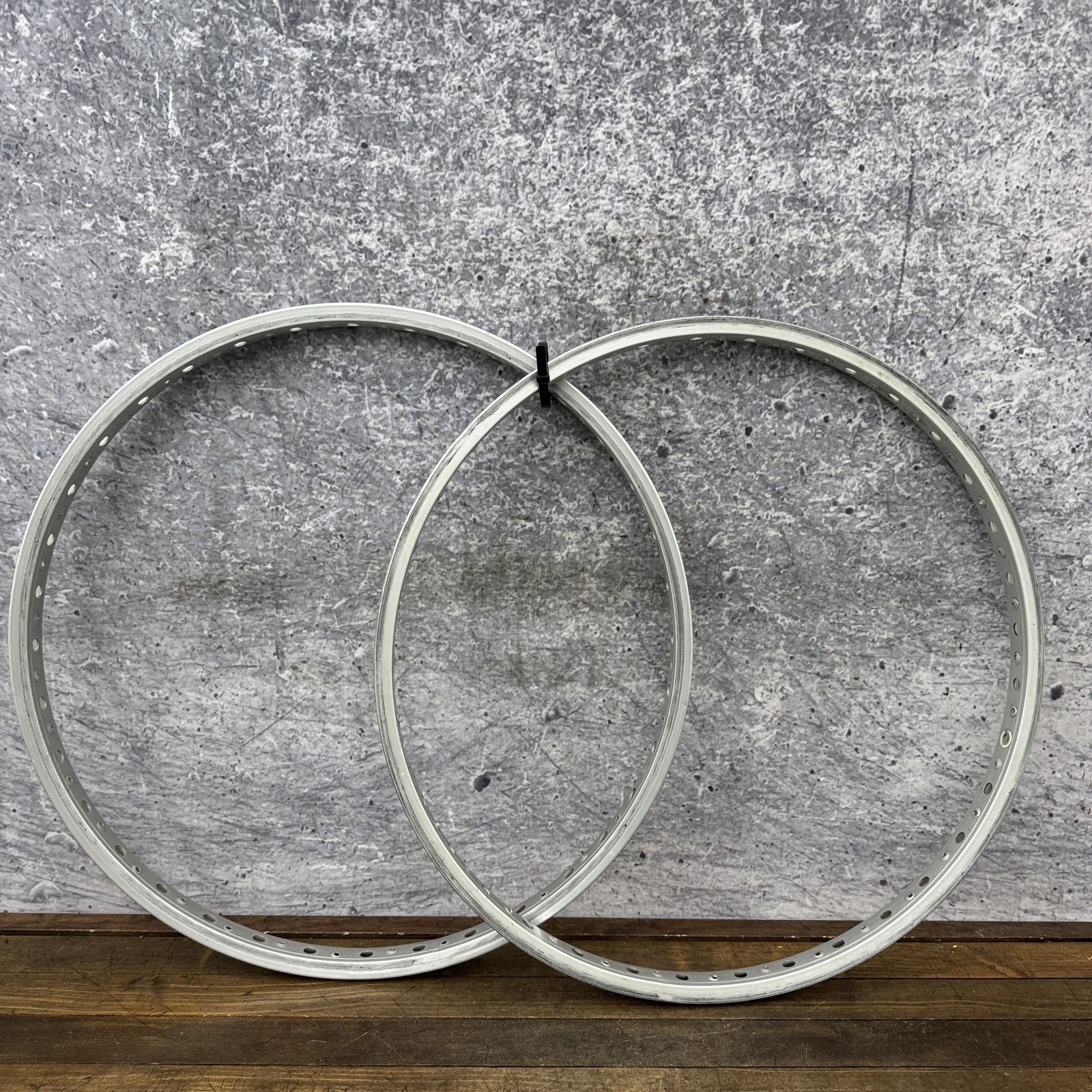 Mongoose Pro Class Style Rims 26 In BMX Cruiser Wheel 36 Hole Silver Vintage 80s