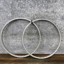 Mongoose Pro Class Style Rims 26 In BMX Cruiser Wheel 36 Hole Silver Vintage 80s