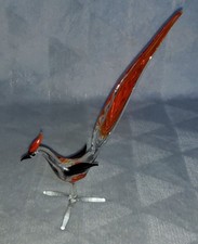 Murano Style Glass Pheasant 16cm. Ref00024-1 Vintage