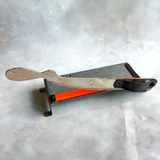 Vintage Soviet Photo Paper Cutter Guillotine Trimmer USSR Darkroom Tool 1970s