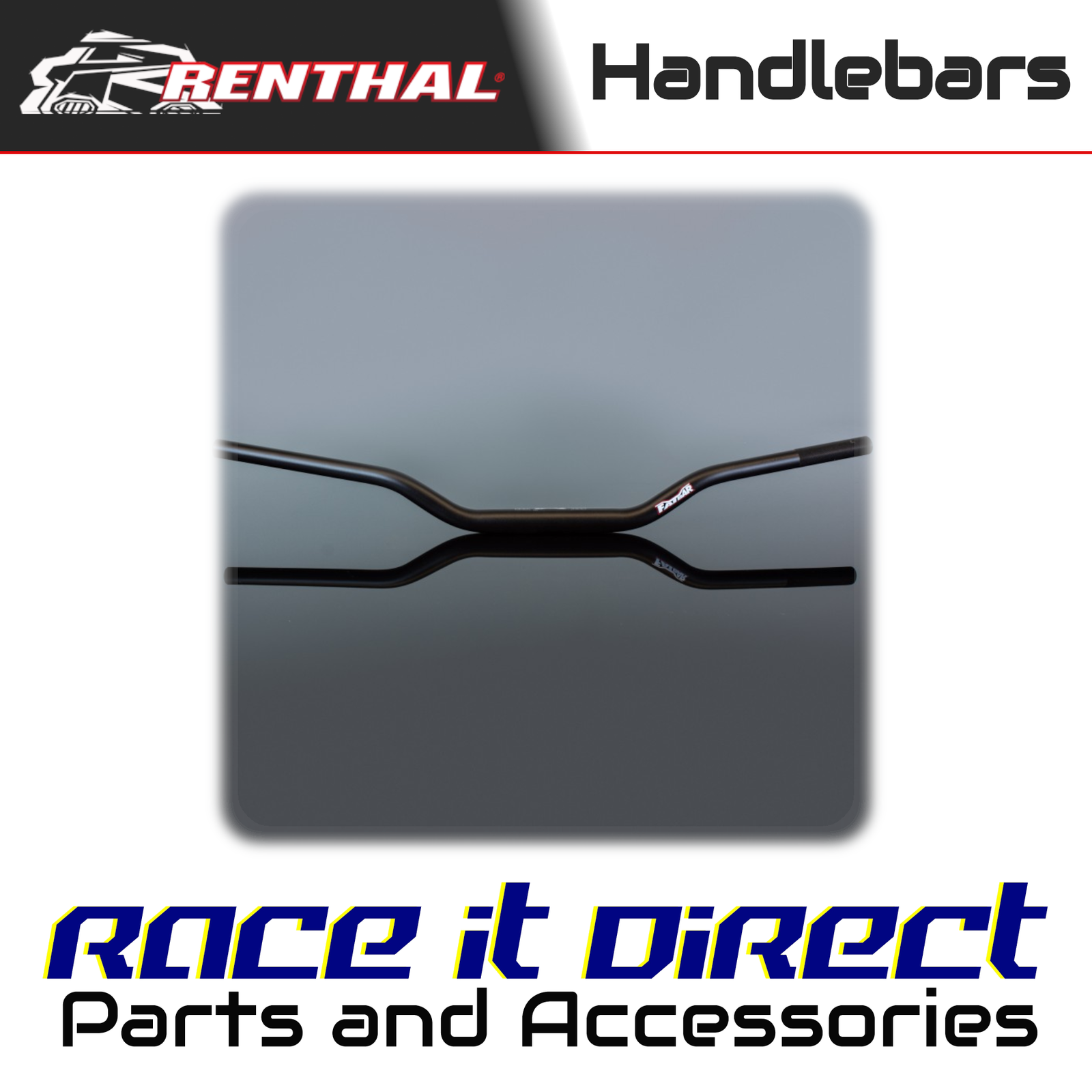 Handlebar for TRIUMPH Street 660 2020-2025 Fatbar No Pad Bk Renthal