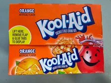 Pack of 48 Kool-Aid Unsweetened Soft Drink Mix, Orange, 0.15 Ounce