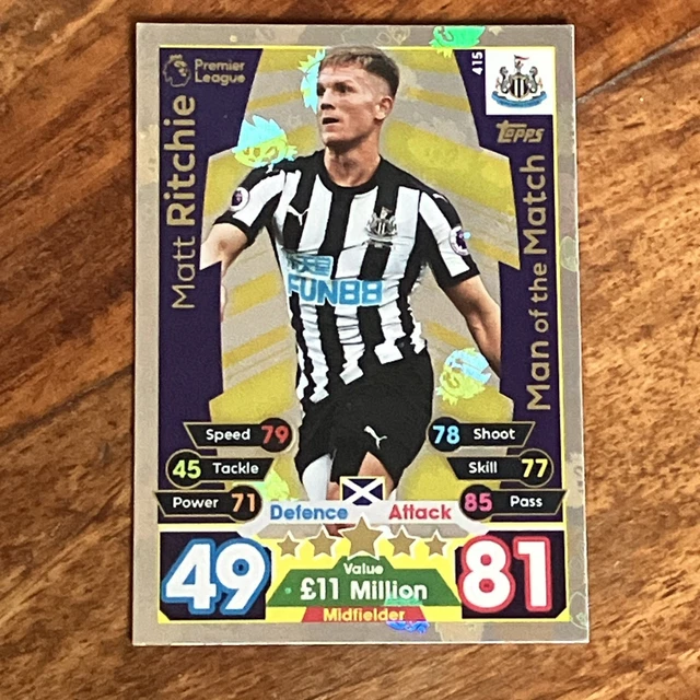 Match Attax 2017/18 Matt Ritchie Man Of The Match