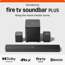 Amazon Fire TV 5.1 Channel Soundbar Plus with Subwoofer & Surround Speakers™