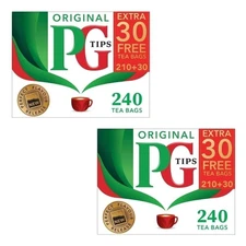 Pg Tips Tea Bags - 240 Count (2 Packs)