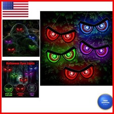 Tifeson 5 Pack Halloween Spooky Eye Lights Outdoor Decorations