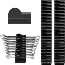 52 Pcs Modular Wrench Organizers for Tool Drawers - Wrench Rack with Metric&Sae