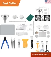 40-Piece  Resin 3D Printer Tool Kit with Stainless Steel Funnel & Filters