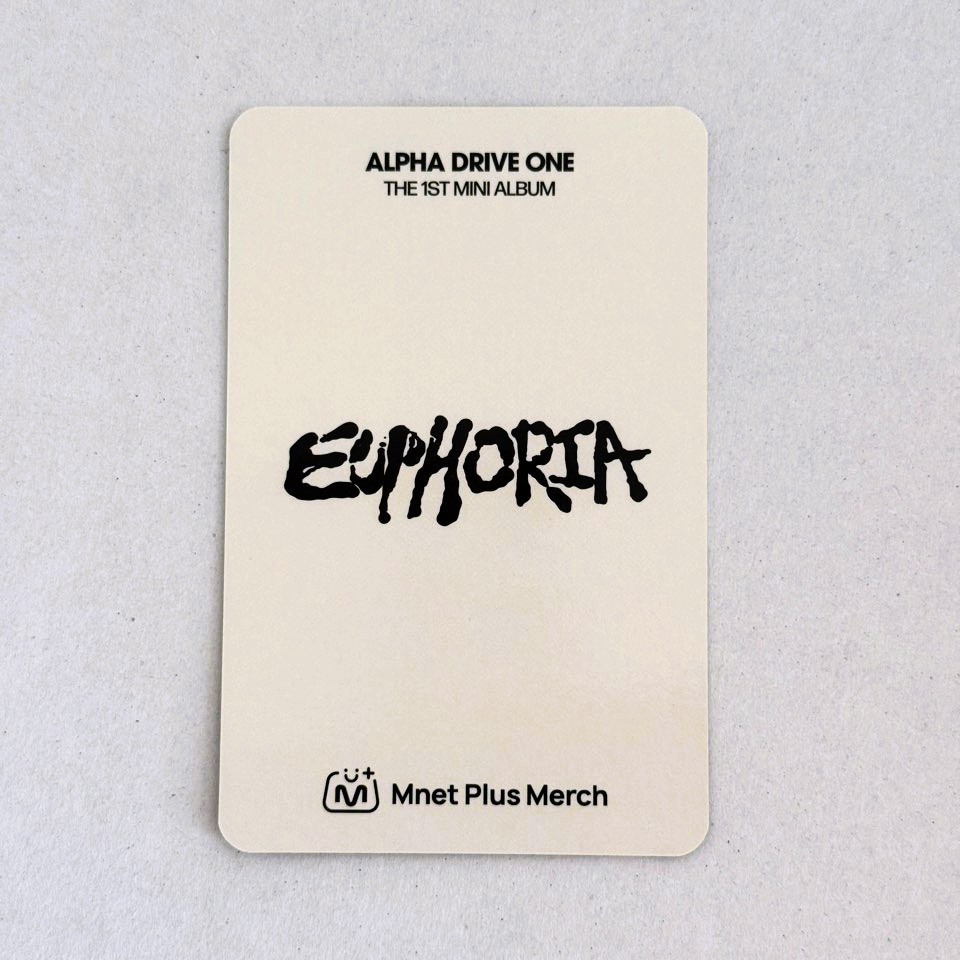 ALD1 Alpha Drive One 1st Mini Album Euphoria OliveYoung LuckyDraw