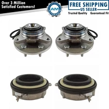 Front Wheel Bearing Assembly & Auto-Locking Hub Actuator Set for Ford F150