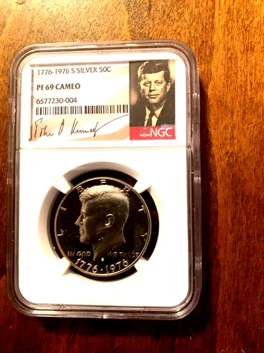 1776-1976-S Kennedy Bicentennial Half Dollar 40% Silver Gem Proof PR69 Cameo NGC