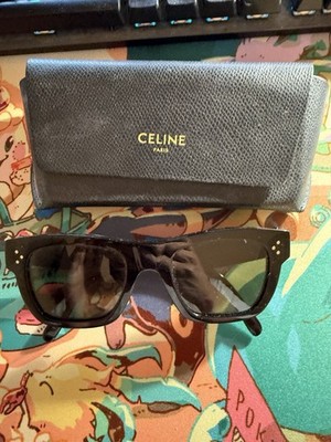 Unisex Men s/Women s Celine Paris CL4009IN/01A Black Acetate Sunglasses