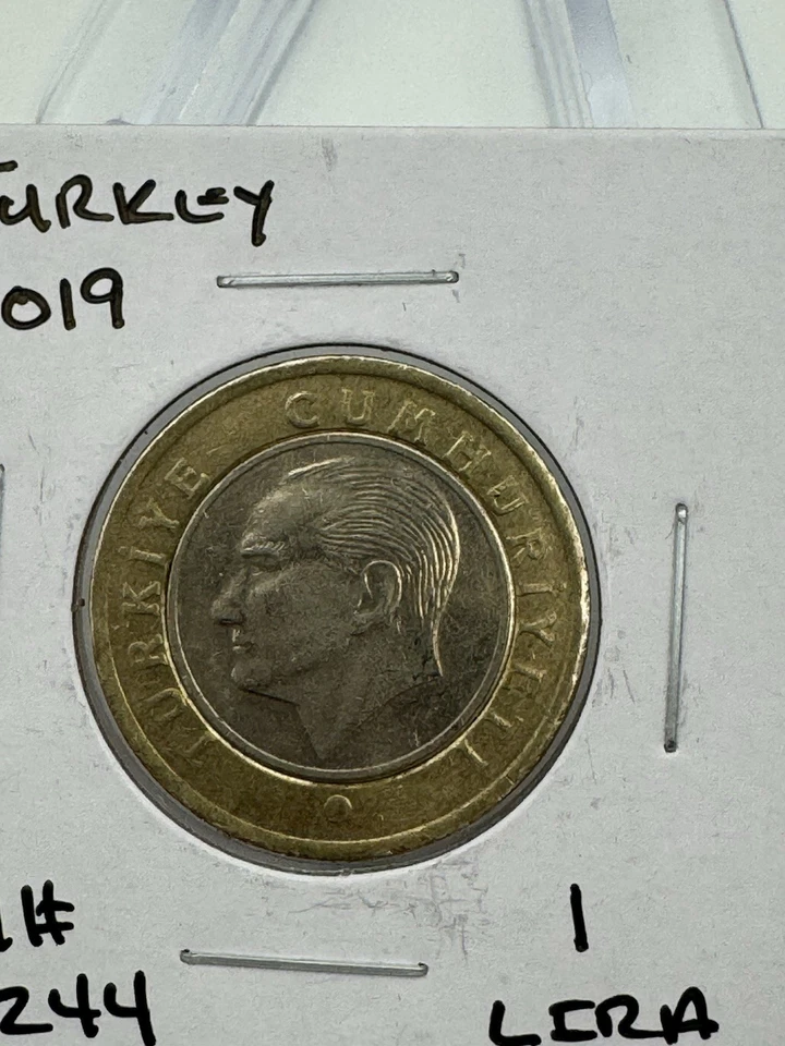 TURKEY TURKISH KM#1244 2011 VF-VERY FINE-NICE CIRCULATED LIRA BI-METAL COIN - Image 2 of 4