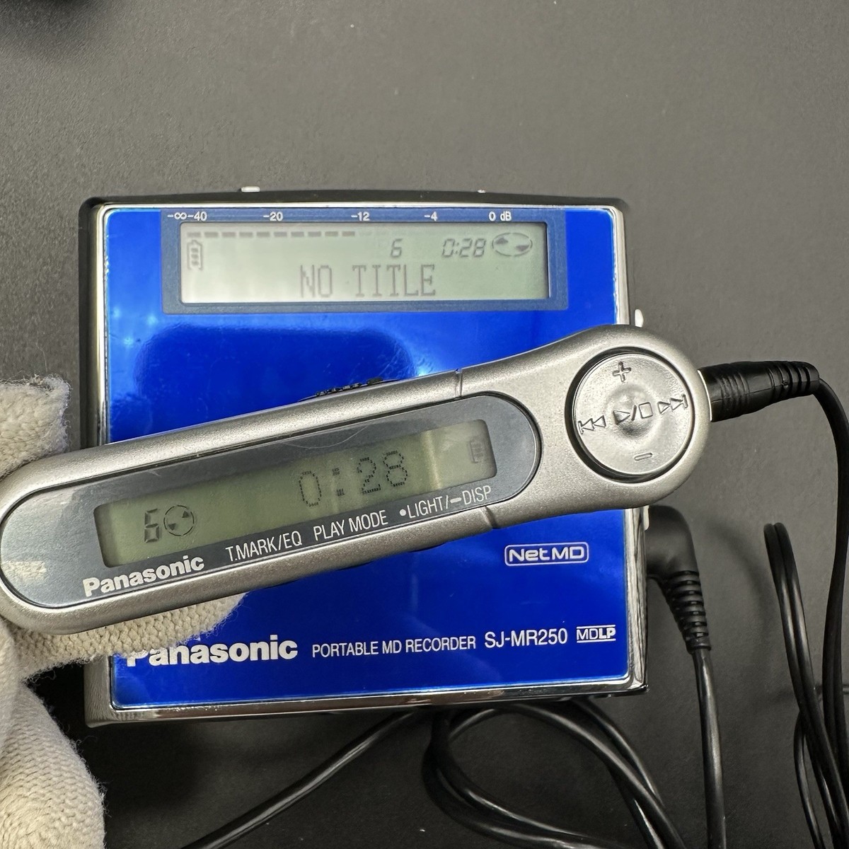 Panasonic SJ-MR250-A Portable MD Recorder Tested Working | eBay