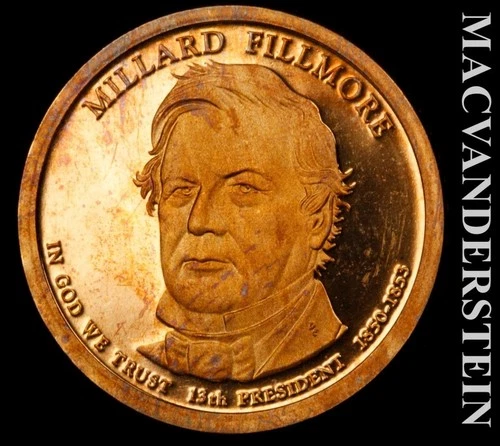 2010-S Presidential Dollar Millard Fillmore Proof — photo from the most recent tracked eBay sale