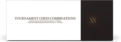 Tournament Chess Set: 20''x20'' Silicone Board with Quadruple Weighted Pieces - Picture 14 of 15