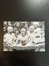 2023-24 Upper Deck Series 1 UD Canvas Black & White Brayden Point #C72