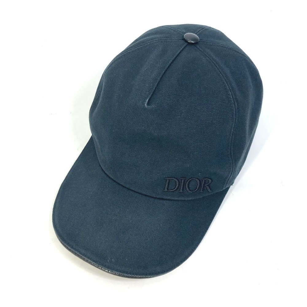 Dior 933C902D4511 logo hat cap baseball cap cotton Black | eBay