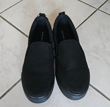 Pier One Slip-On Sneaker Gr. 41 schwarz – schlicht & bequem