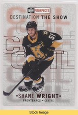 2021-22 Upper Deck CHL Achievements Shane Wright #A10 READ 3d2
