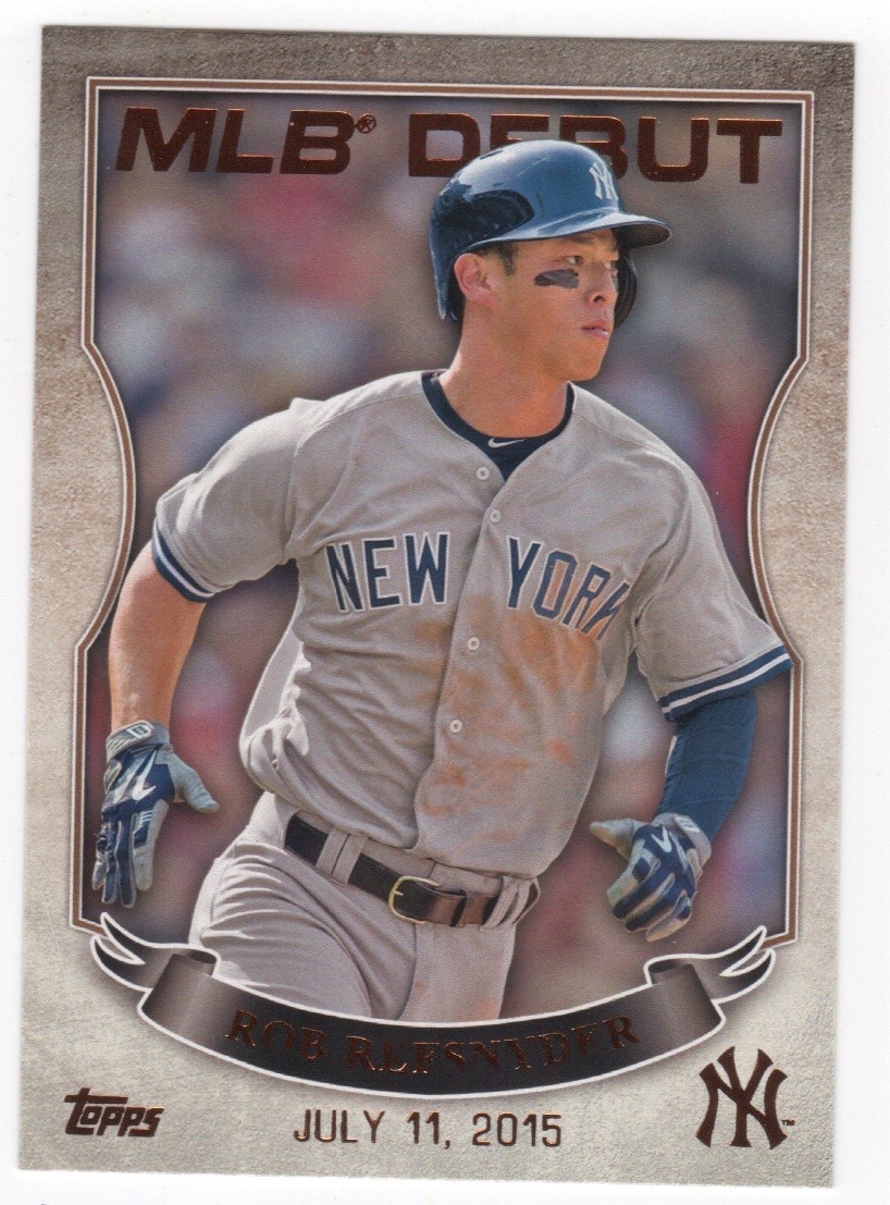 2016 Topps Series 2 MLB Debut Bronze U-Pick Complete Your Set