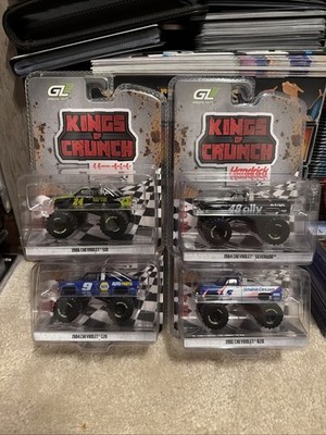 Greenlight Kings of Crunch Hendrick Series Complete 4 Truck Lot C20 K20 510 Silv