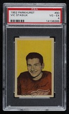 1952-53 Parkhurst Vic Stasiuk #90 PSA 4 0o5t