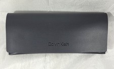 Calvin Klein Softshell Eyeglasses Sunglasses Case w/ Snap Closure - Black - NWOT