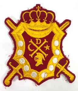 1930s DEMOLAY KNIGHTS TEMPLAR vintage masonic youth group FREEMASON PATCH type 3