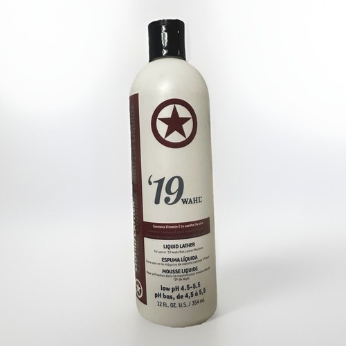 Wahl '19 Liquid Lather – Premixed Solution for Hot Lather Machine 12 oz. NEW