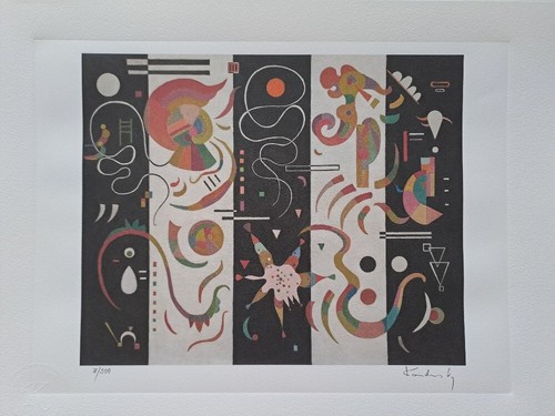 Wassily Kandinsky Signed - Striped - Collectable Lithograph - Picture 2 of 6