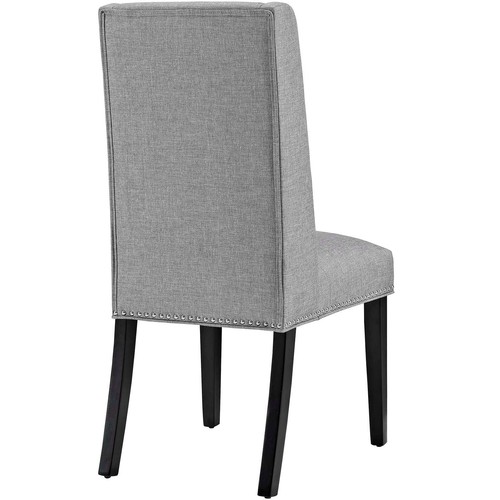 Dining Side Chair Set of 4 Modern Nailhead Trim – 10 Fabric colors - Picture 43 of 51