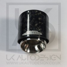 1 x MINI JCW Style Chrom geschmiedet Kohlefaser Auspuff Spitze (F54/F55/F56/F57/F60)