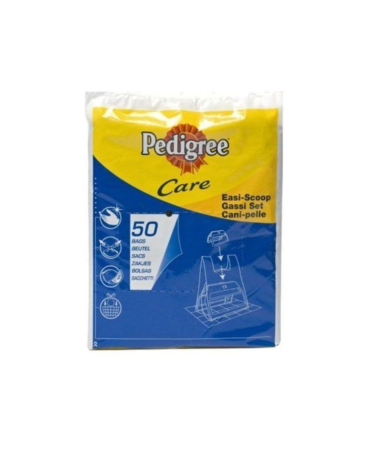 Pedigree Easi Scoop 200 Refill Bags (4 X 50) Dog Poo Bags with Black Ties eBay