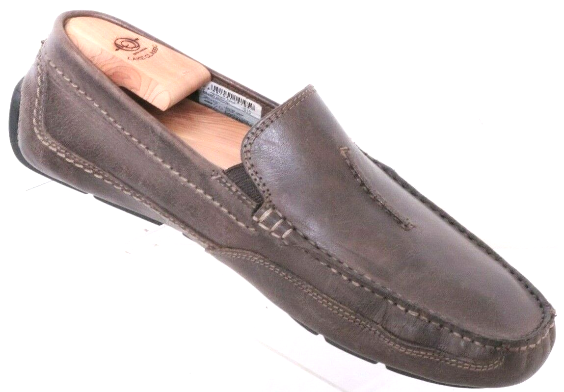 Clarks Collection Ashmont Brown Race Driving Moc Leather 