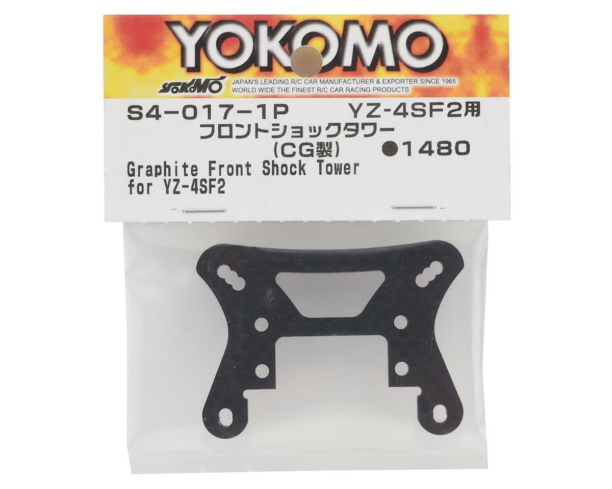 Yokomo YZ-4 SF2 Graphite Front Shock Tower [YOKS4-017-1PA