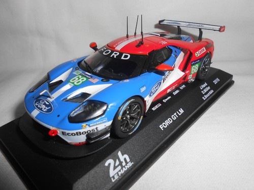 IXO 1/43 Ford GT LM N°68 - 24 Heures Du Mans 2016 - Voiture De Sport Miniature