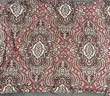 Ralph Lauren Paisley Pillow Shams Standard Reds