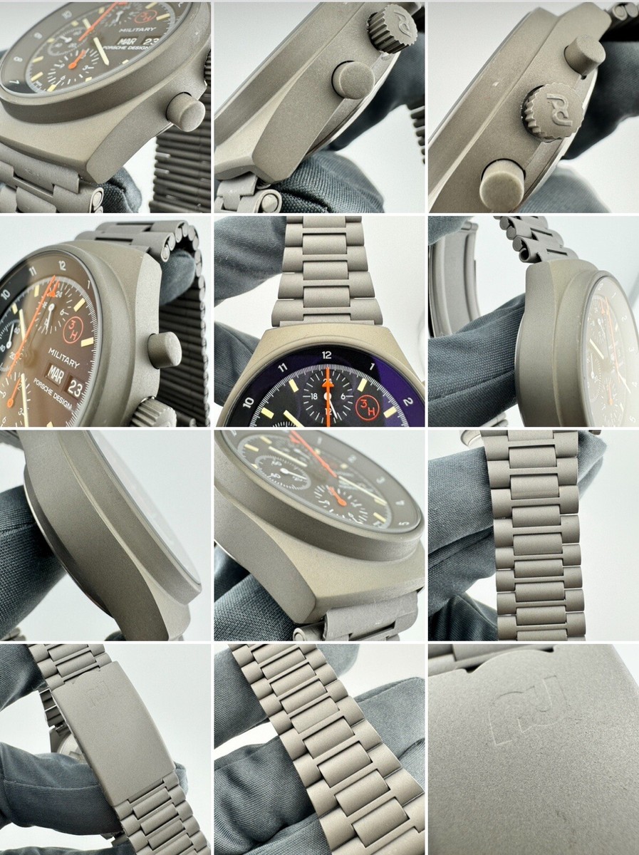 Porsche Design Orfina 7177 Military 3H TOP GUN AirForce PVD Cadet
