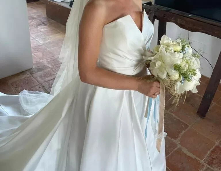 Kleinfeld Maison Signore Aida Mikado Wedding Dress Made In Italy | eBay Kleinfeld Maison Signore Aida Mikado Wedding Dress Made In Italy | eBay