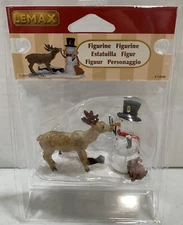 Lemax 2007 Christmas Vintage Snack Time 12048 Snowman Reindeer Carrot New/Sealed