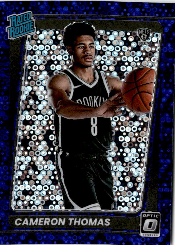 2021 Donruss Optic #153 Cameron Thomas /95 Fast Break Purple