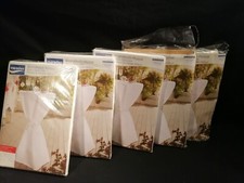 5x NEU Meradiso Bistrotisch-Husse 60cm x 120cm Bistro Tablecloth weiß