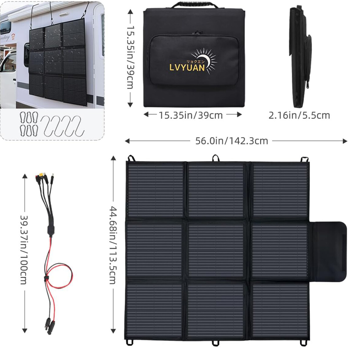 200 watt flexible Solar Panel Portable For For RV/Camper/Boa