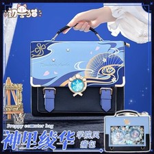 Genshin Kamisato Ayaka Shoulders Bag Backpack Messenger Bag Handbag Anime