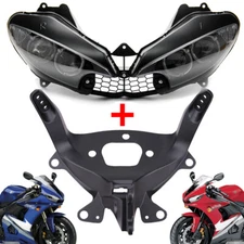 Front Headlight & Upper Fairing Stay Bracket Fit For Yamaha YZF R6S 2006-2009 US