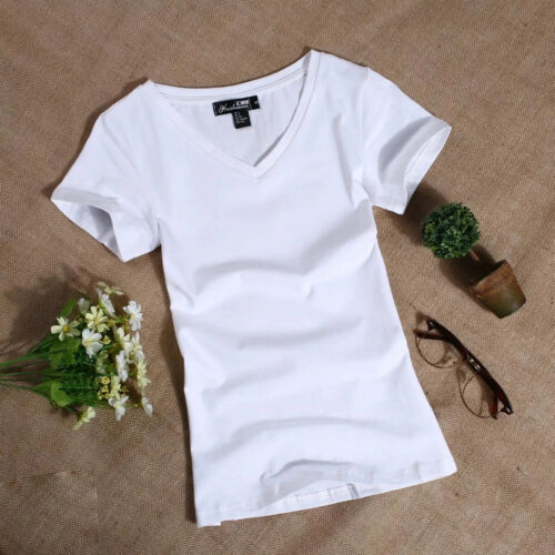 Women's Short Sleeved Solid Color T Shirts