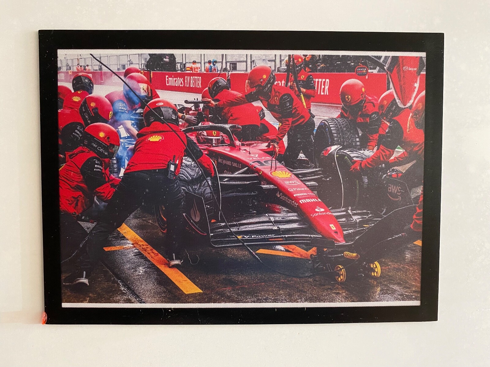 Cadre magnetique Ferrari Charles Leclerc idee cadeau pour fan F1