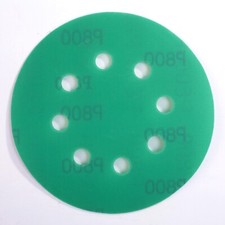 Wet and Dry Sanding discs 125mm 5 inch Sandpaper Film Pads 400-2000 GRIT 8 Hole