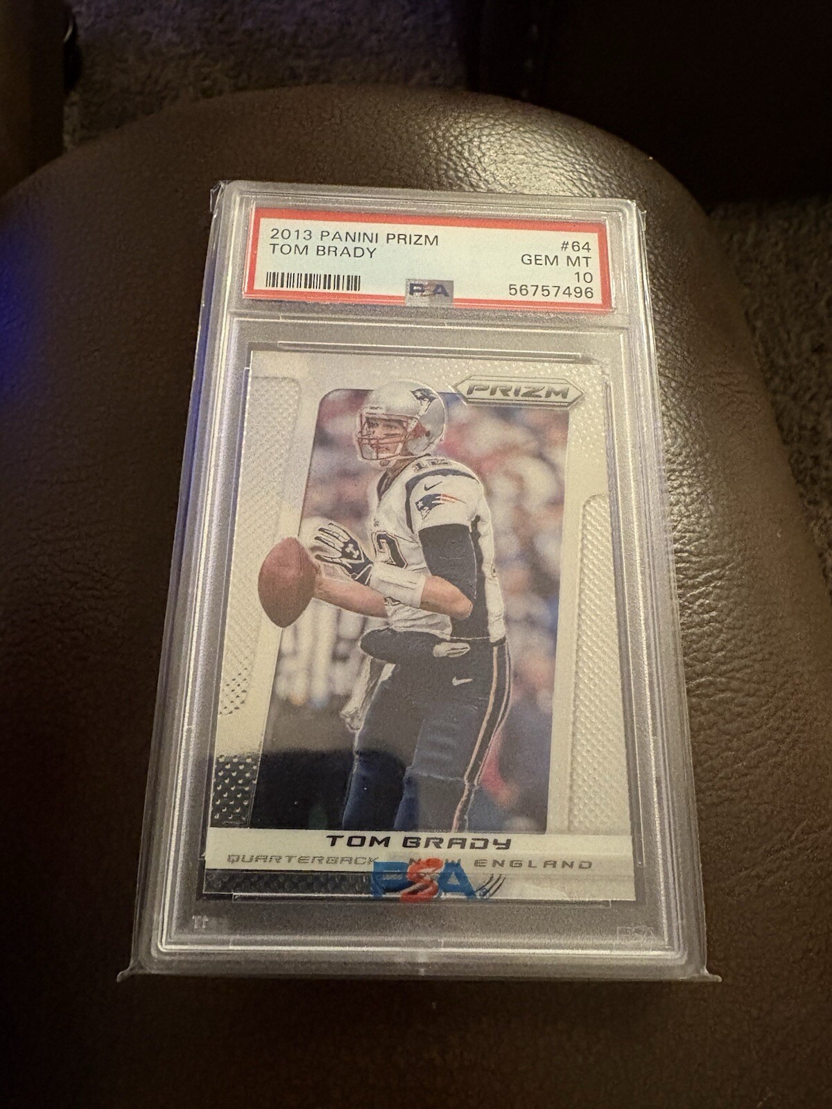 2013 Panini Prizm #64 Tom Brady PSA 10 GEM MINT New England Patriots